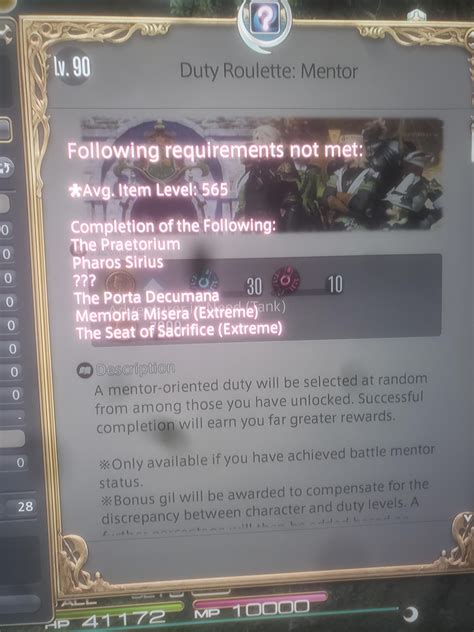 missing duties for mentor roulette : r/ffxiv .